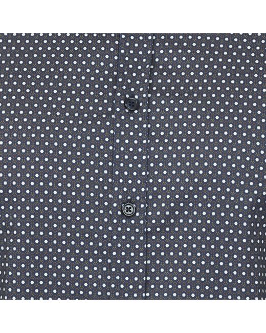 Vustra Blue Starry Trails Button-Down Shirt for men