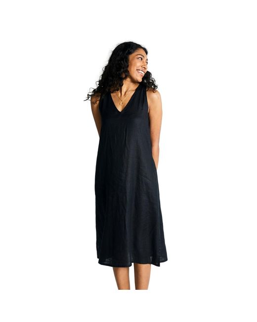 REISTOR Blue The Hemp Noir Dress
