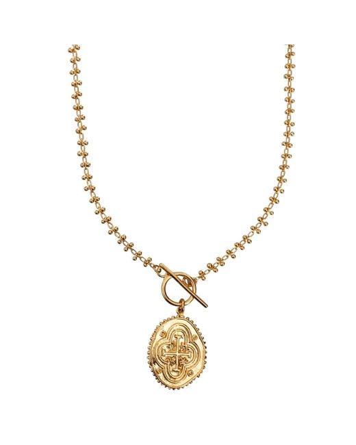 IN CAUDA VENENUM Metallic Solyme Necklace