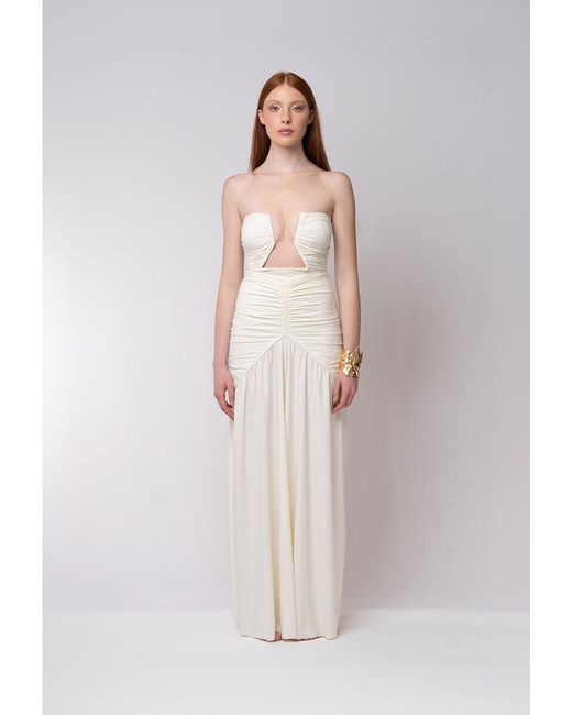 Nayades the Label White Neutrals Coco De Terre Skirt Avorio