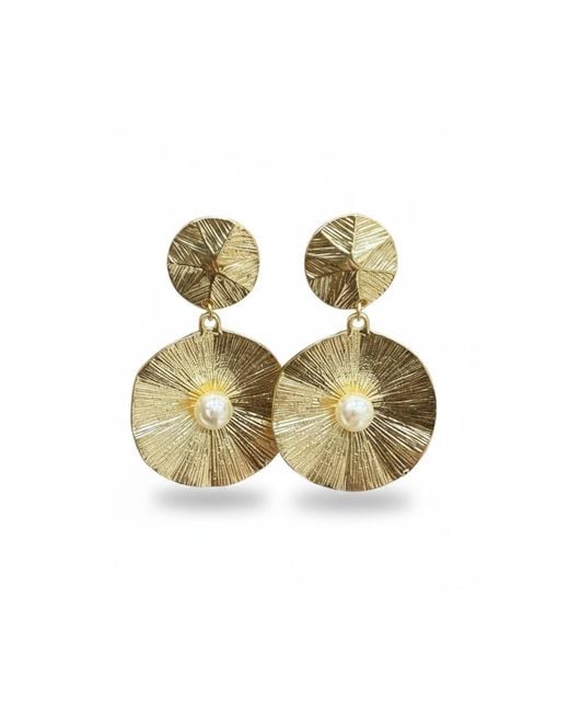 La Pluie Jewellery Metallic Solenne Earrings