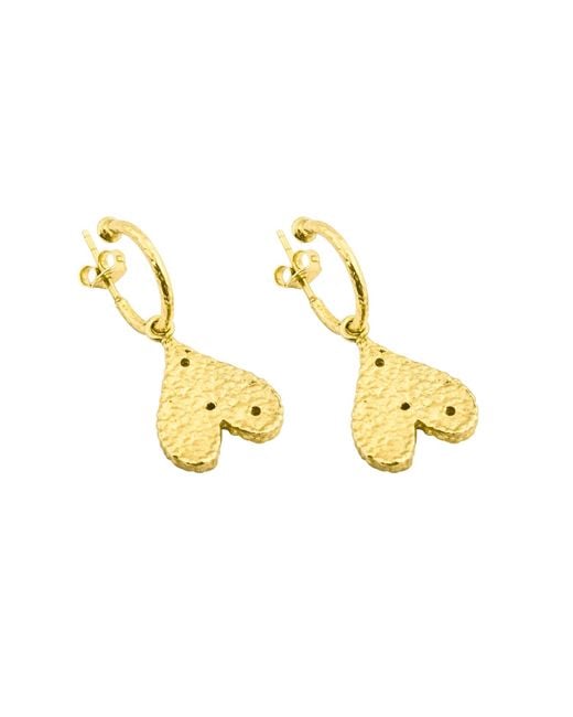 Kensho Heirlooms Metallic The Origins Of Love Hoop Earrings