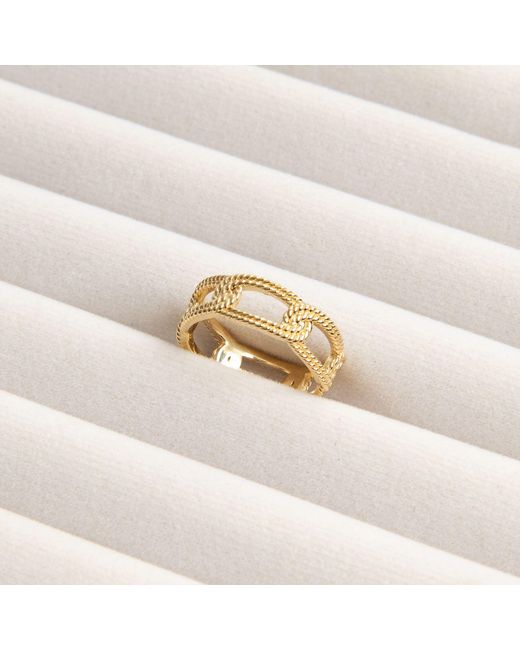 Belinda Jewelz Metallic Rayna Braided Band Ring