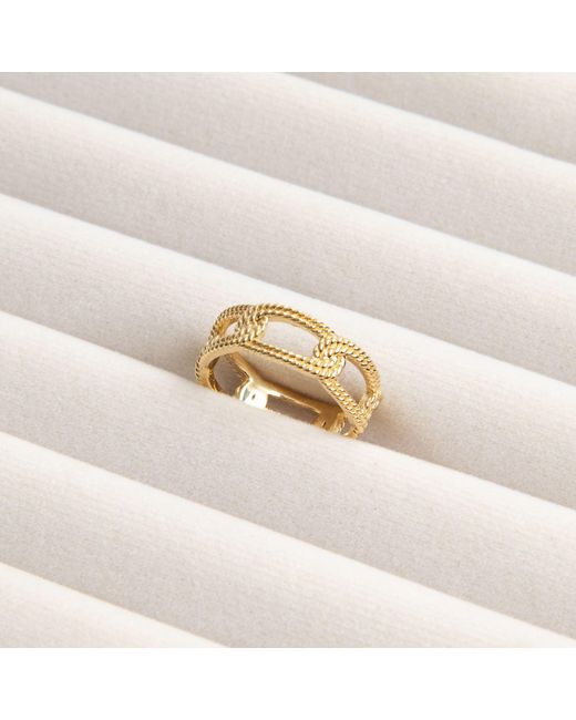 Belinda Jewelz Metallic Rayna Braided Ring
