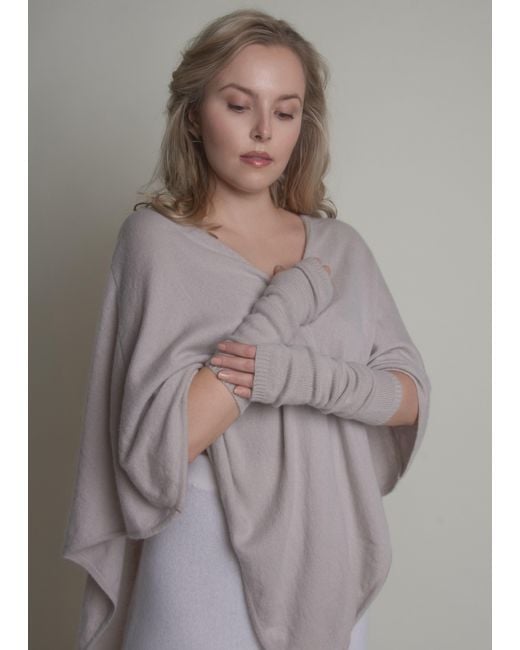 Fiora Muse Purple Cashmere Arm Warmers