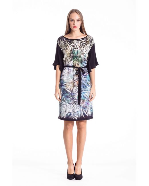 Conquista Black Tie Waist Dress