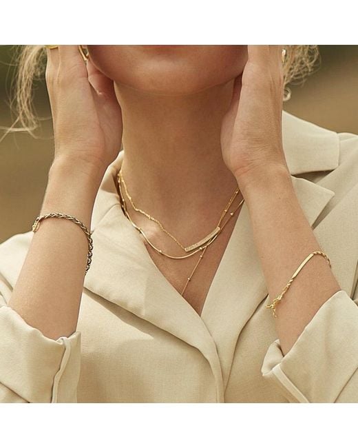 Spero London Metallic Semi Twisted & Handmade Braided Sterling Bracelet Set