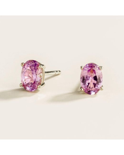 Juvetti Pink Ovo Earrings