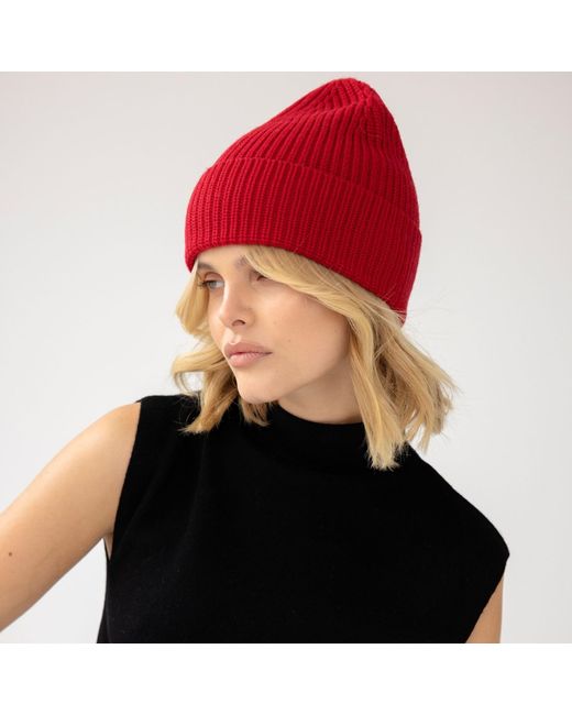 Arctic Fox & Co. Red The Merino Wool Beanie