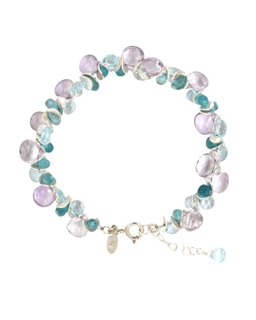 Lori Kaplan Design Blue Signature Sunset Sterling Bracelet