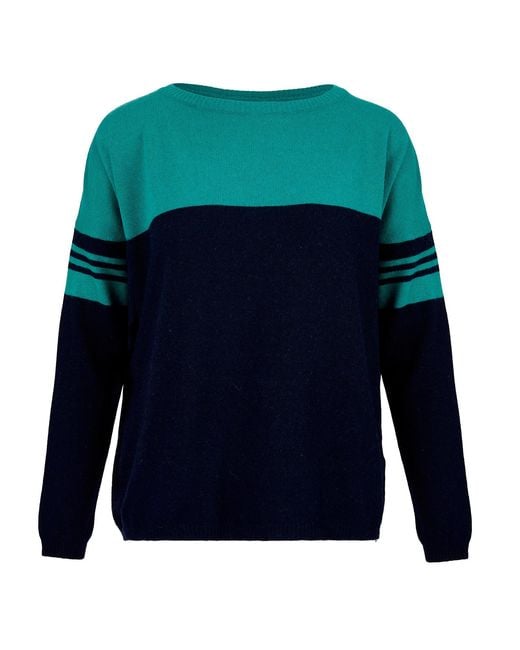 At Last Blue Cashmere Mix Sweater