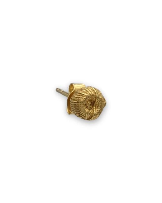 Frenvyrn Metallic Ren 18K Vermeil Yarn Stud Earring Single for men