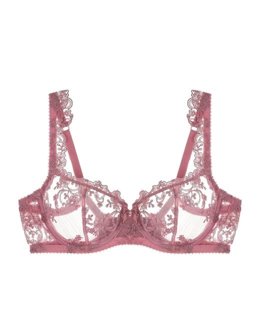 Journelle Pink Cristiana Balconette Bra Delicate Rose