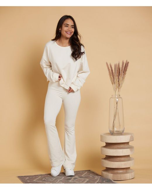 Known Supply White Boxy Cotton Crewneck