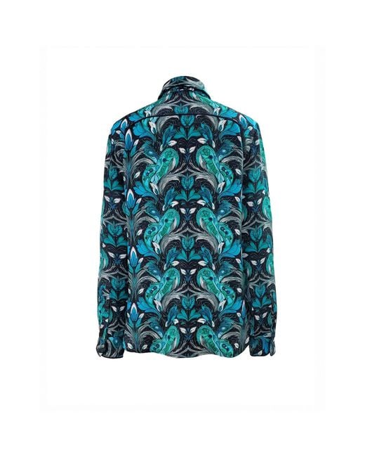 Emma Wallace Blue Lienna Shirt