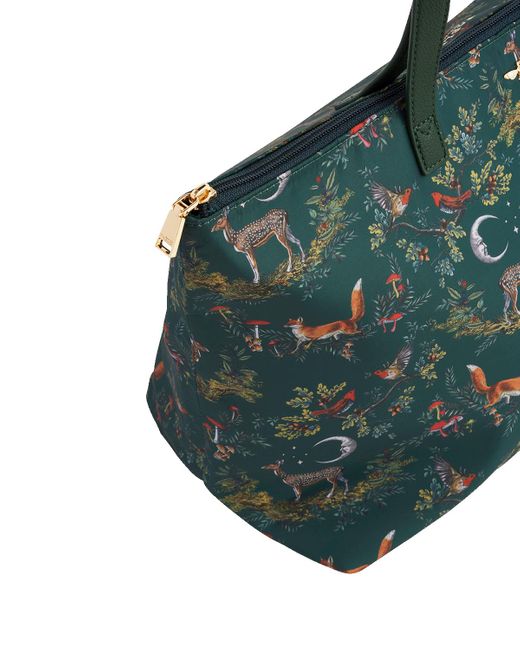 Fable England Green Into The Woods Grab Tote