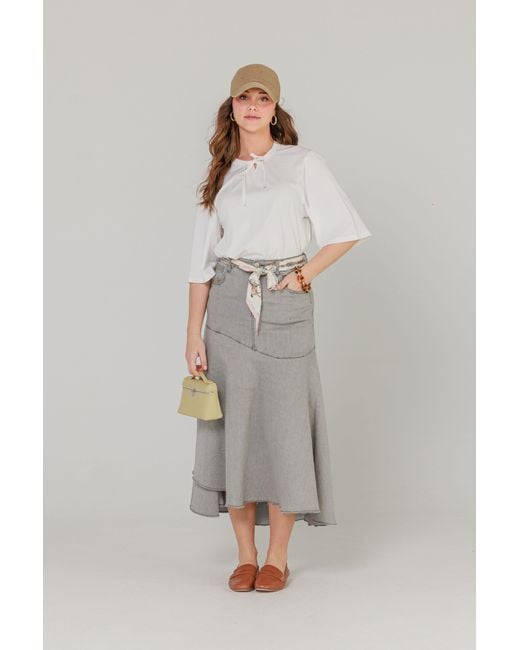 Lou&Up (Formerly Loup Clothing) White Tie Tee