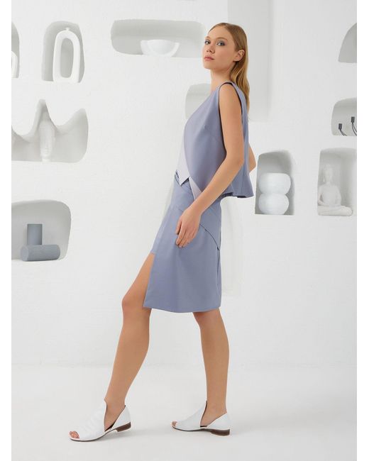 Lumina Eligma Blue Collar-Elle Vest