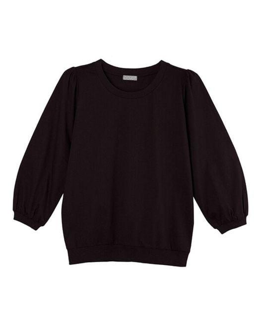 Cove Black Belle Puffed Sleeve Top