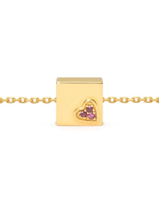Kouree Metallic 'Gratitude Is The Attitude' Necklace Pendant Charm