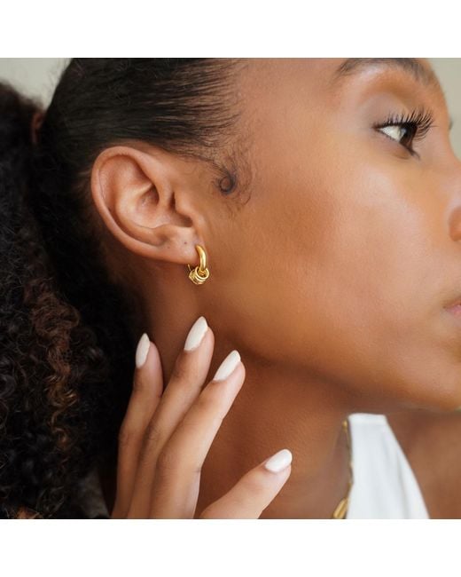 A Weathered Penny Metallic Sienna Hoops