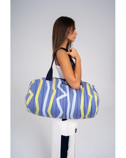 Up-fuse Blue Duffle Bag
