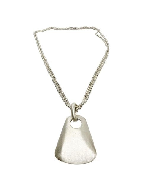 Tg-Jewellery by Tamara Gervasio Metallic One Of A Kind Pendant Necklace On Double Ball Chain for men