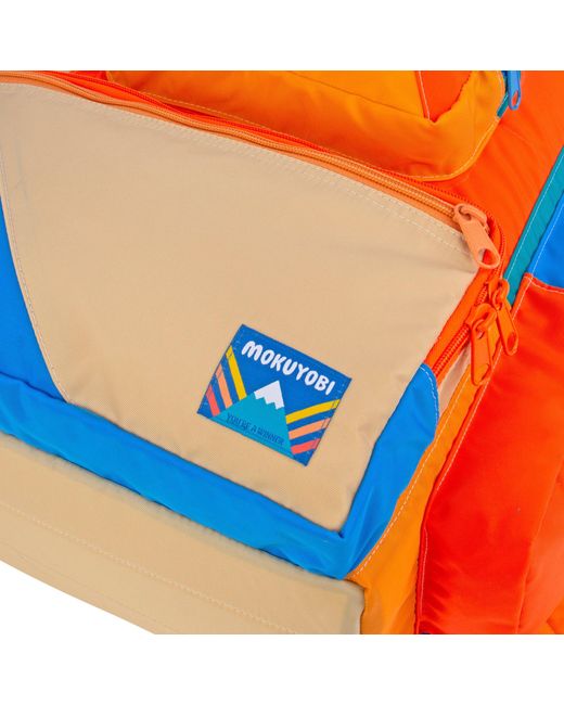 Mokuyobi Orange Heat Wave Alex Mega Backpack