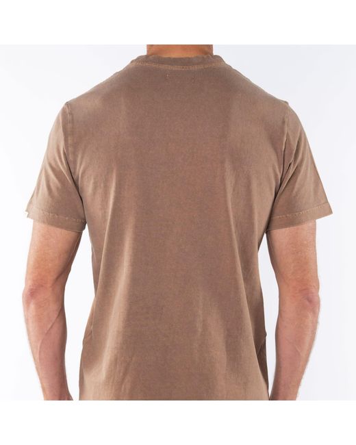 Ariko Natural Brownstone Beach T-Shirt for men
