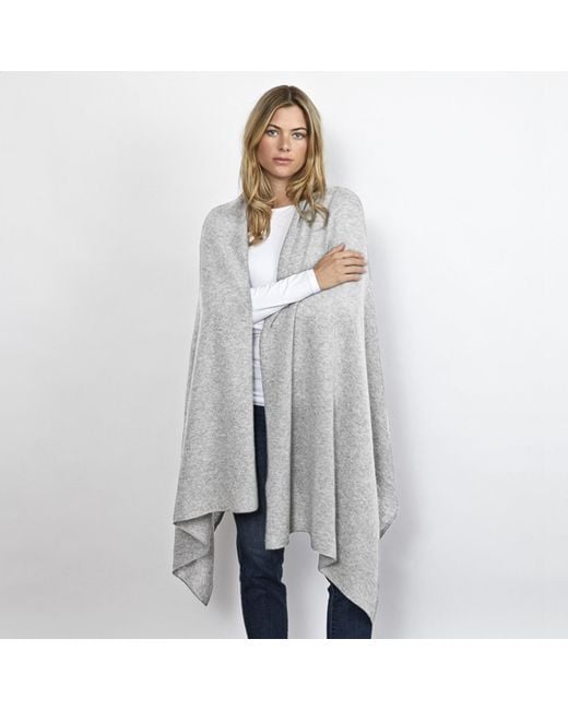 Cove Gray Lola Cashmere Travel Wrap