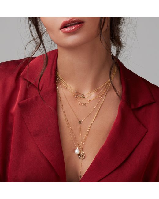 Maya Brenner White Perla Pendant