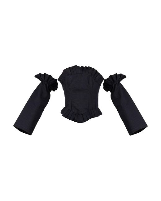 GUILLAUME ALEXANDRE Blue Charlotte Corset
