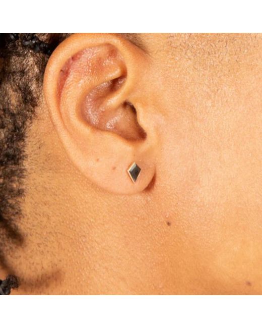 Rahul's Jewels Black Sanctum Aether Earrings Pair -14 Karat With Genuine Diamond