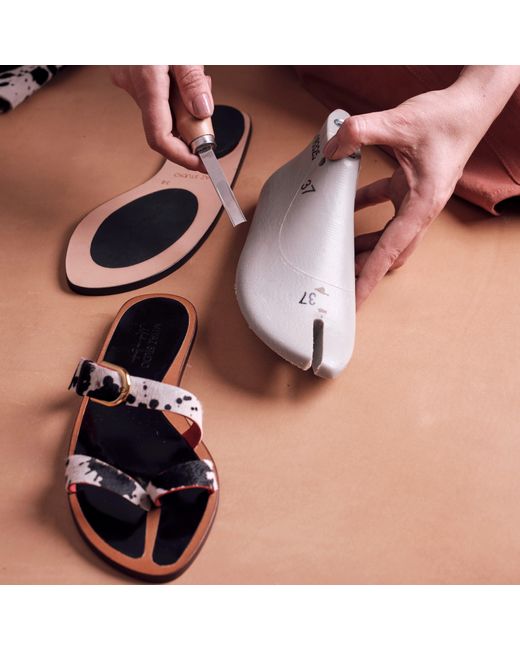 MYYAZ Brown Arche Sandal