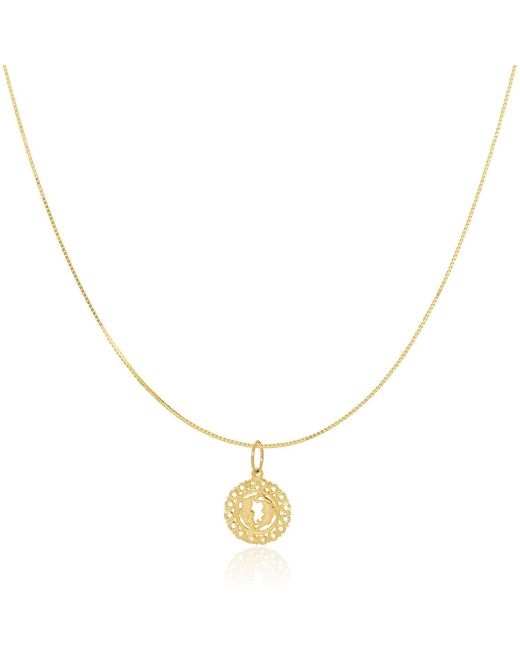 Maya Brenner Metallic Zodiac Necklace