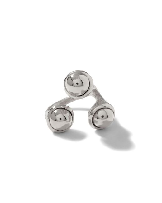Jaredjamin White Trinity Acorn Ring