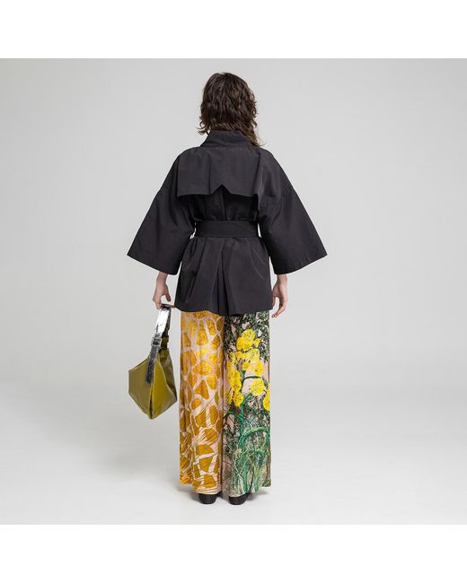 ARTISTA Yellow Fennel Wide Leg Pants