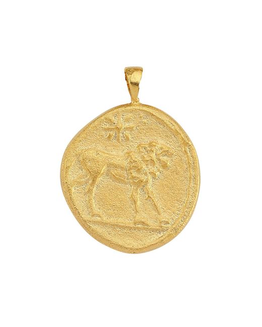 ASSUWA Metallic Miletus Coin Pendant for men