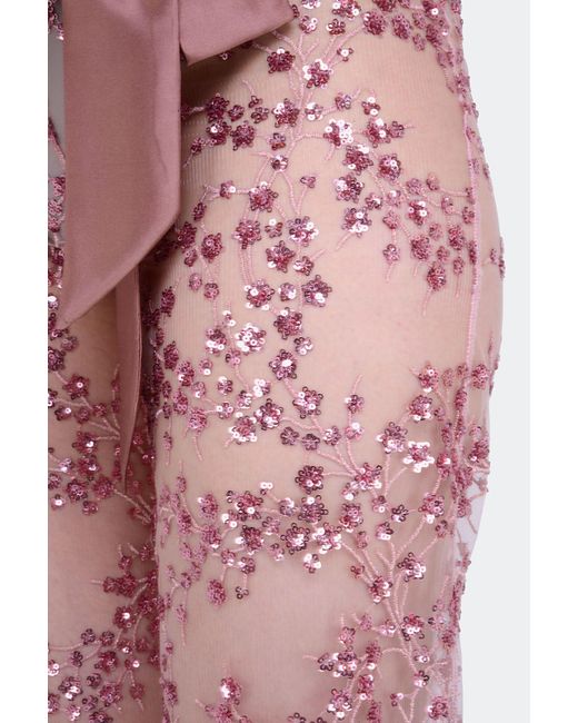 Natalia Petruch Pink Berta Sequins Trousers