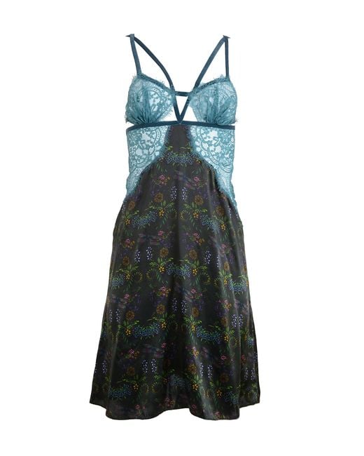 Natalia Petruch Blue Stella Silk Dress