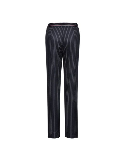 Smart and Joy Blue Stripes Cigarette Pant