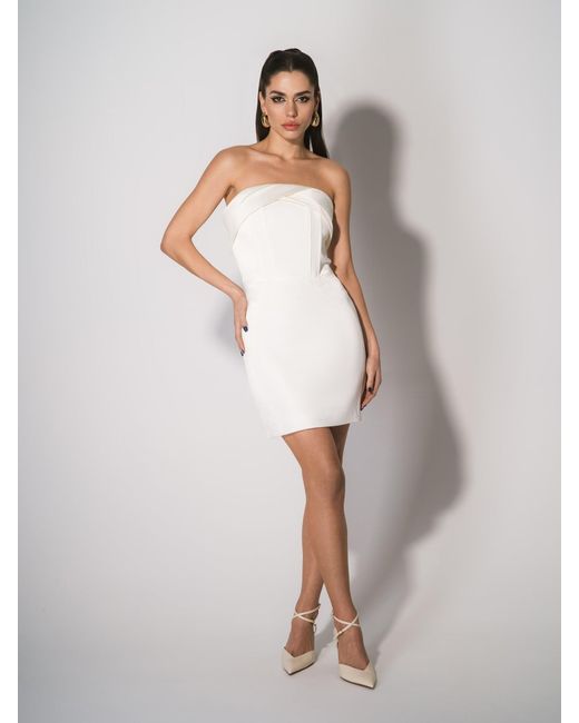 Tia Dorraine White Tender Love Mini Dress