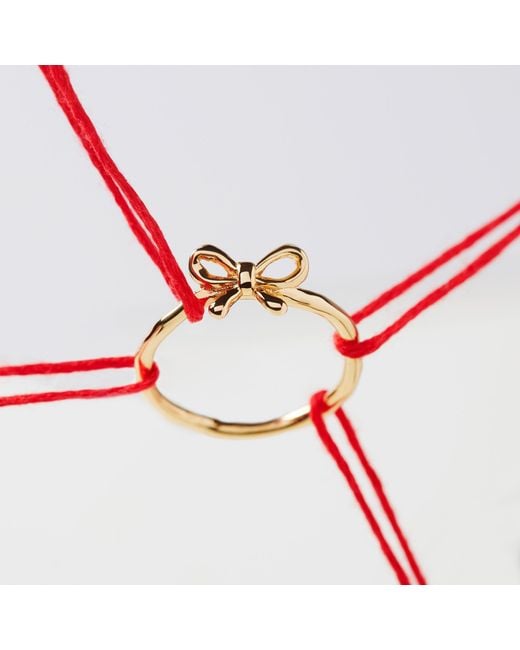 Muru Metallic Bow Ring