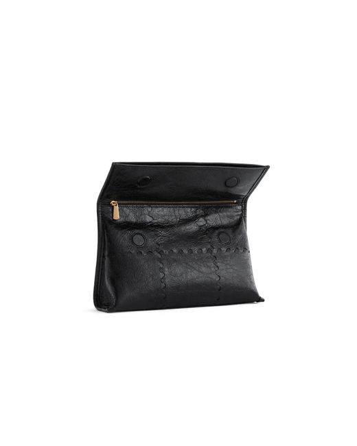 Orange Cube White Square Stitch Messenger Bag