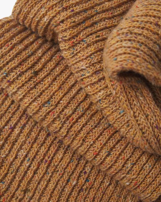 Uskees Brown Donegal Wool Scarf for men
