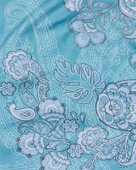 Lords of Harlech Blue Henrietta Paisley Explosion Swimsuit Bottom