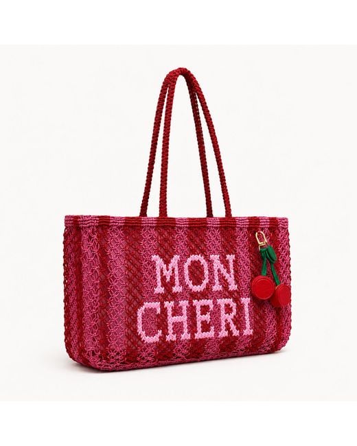 Lilly Loves Red Jute Mon Cheri & Charm