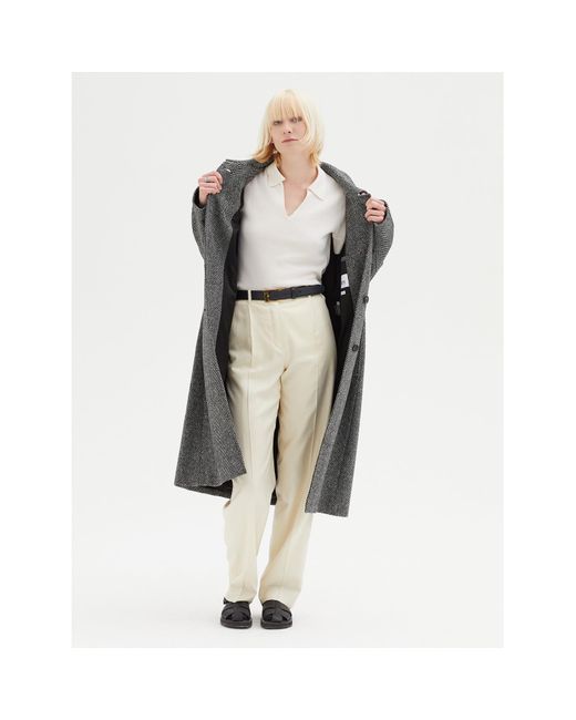 Hegarty Gray Tweed Overcoat