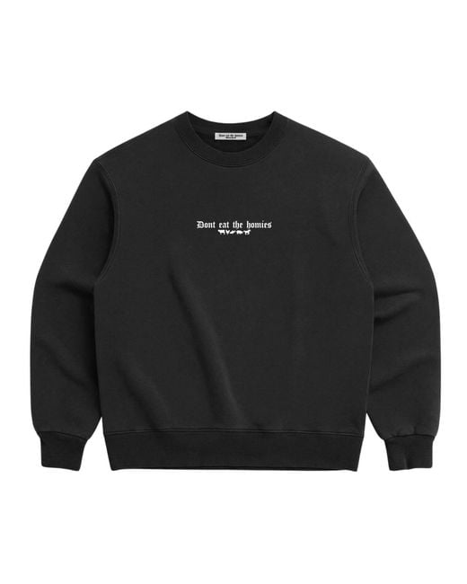 Dont Eat the Homies Black Eating Animals Is Weird Crewneck