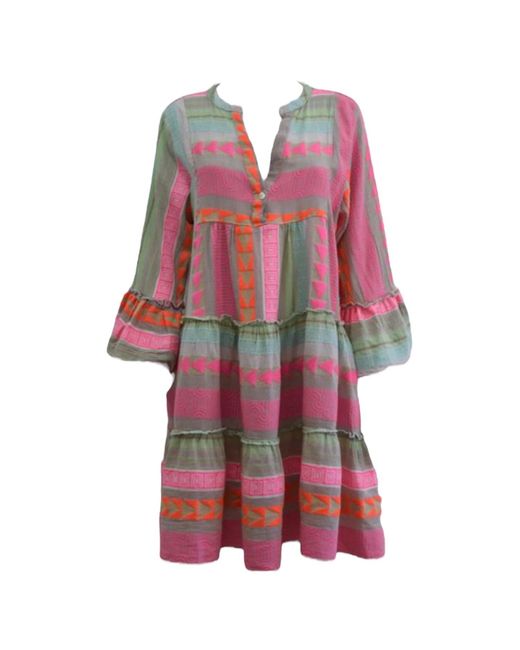 aztec neon dress Alexis Zuzu Gown in Aztec Neon